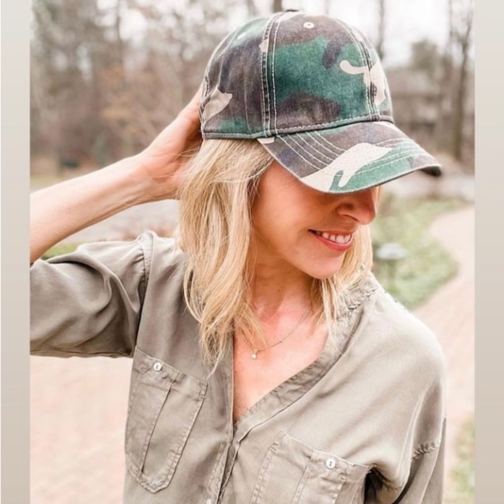 Infinity Her Headwear Camo Camouflage Baseball Cap